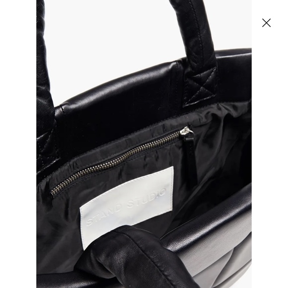 STAND STUDIO Assante quilted leather tote